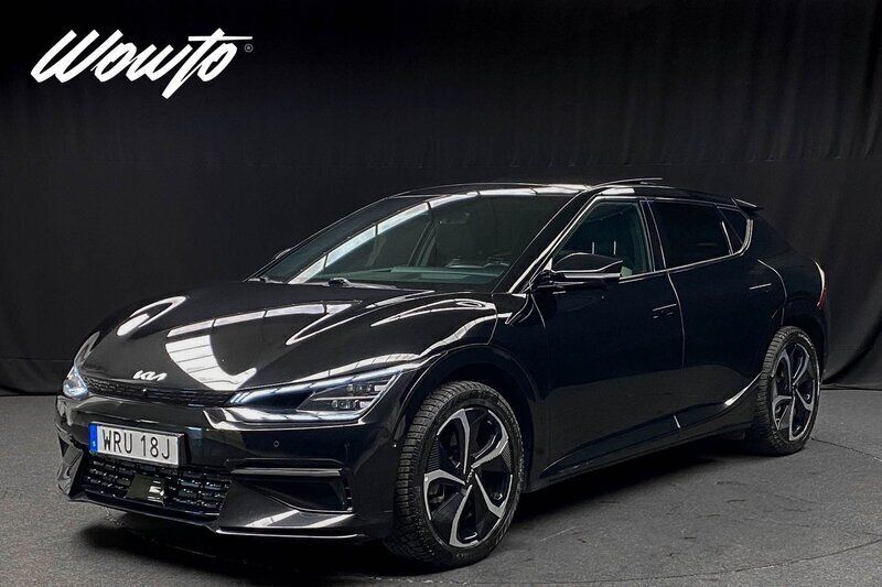 Svart Begagnad 2022 Kia EV6 3 SUV | 399 800 kr (Bra pris) - Bild 1/3
