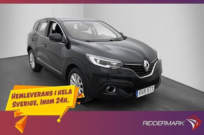 Svart Begagnad 2016 Renault Kadjar LIMITED SUV | 139 800 kr (Marknadspris) - Bild 1/3