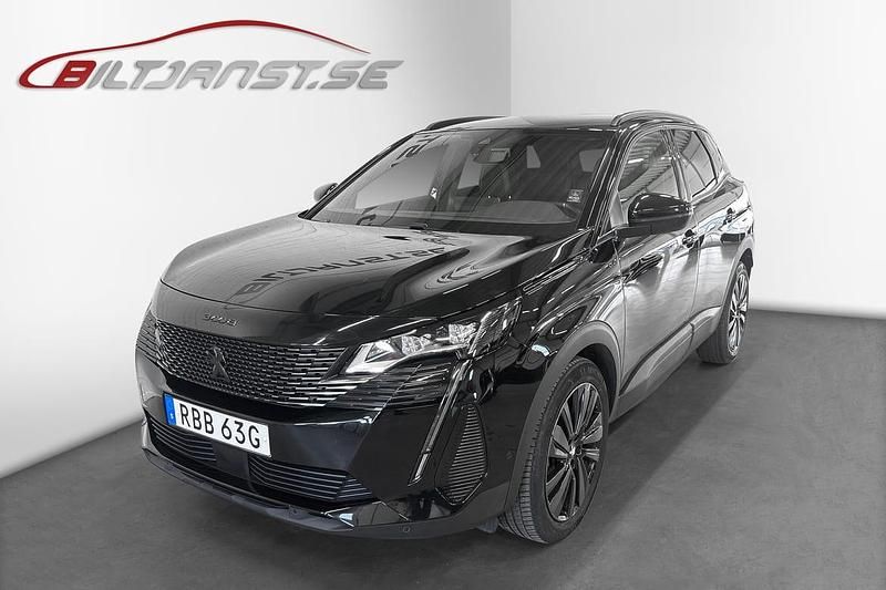 Svart Begagnad 2024 Peugeot 3008 GT SUV | 279 900 kr (Marknadspris) - Bild 1/4