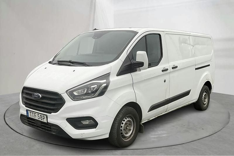 Vit Begagnad 2021 Ford Transit Custom | 159 000 kr (Bra pris) - Bild 1/3