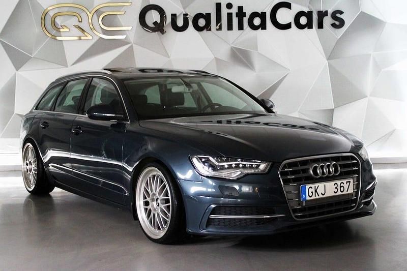 Begagnad Audi A6 S-Line 177 HK (130 kW) 2012 Blå Kombi
