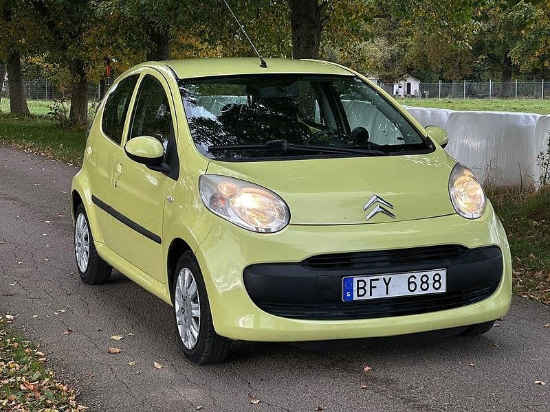 Ljusgrön Begagnad 2008 Citroën C1 Halvkombi | 44 900 kr (Bra pris) - Bild 1/4