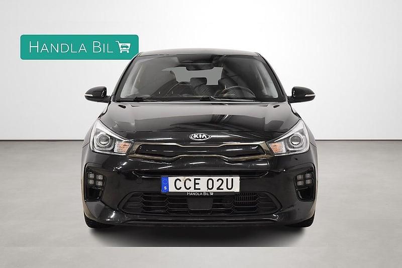 Begagnad Kia Rio GT-Line 120 HK (88 kW) 2020 Svart Halvkombi