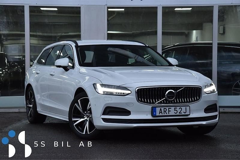 Vit Begagnad 2021 Volvo V90 Kombi | 344 900 kr (Marknadspris) - Bild 1/2