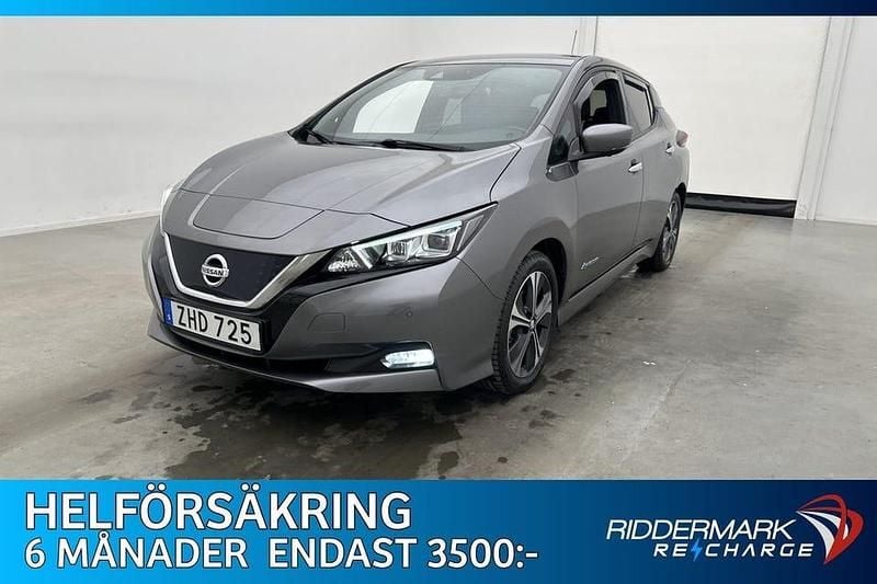 Grå Begagnad 2020 Nissan Leaf 360º Halvkombi | 169 800 kr (Marknadspris) - Bild 1/3