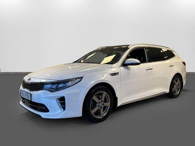 Vit Begagnad 2016 Kia Optima GT-Line Kombi | 177 000 kr (Marknadspris) - Bild 1/4