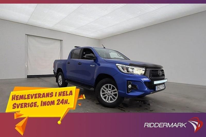 Blå Begagnad 2019 Toyota HiLux Pickup | 479 800 kr (Marknadspris) - Bild 1/3