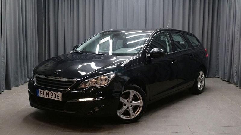 Svart Begagnad 2015 Peugeot 308 Kombi | 89 000 kr (Bra pris) - Bild 1/4