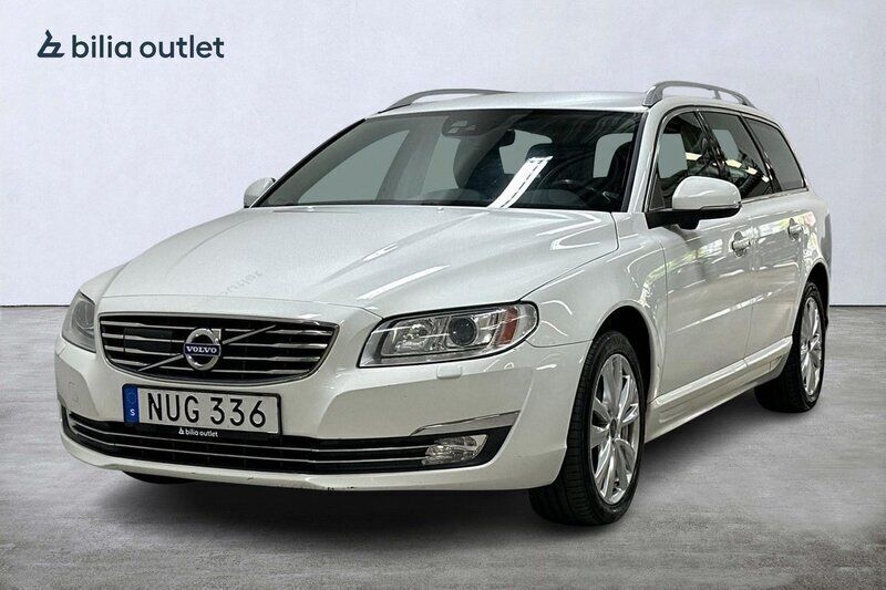 Vit Begagnad 2015 Volvo V70 Standard Kombi | 169 900 kr (Lite dyr) - Bild 1/3