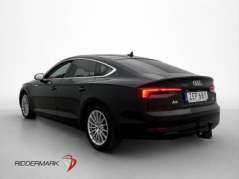 Begagnad Audi A5 Sportback 190 HK (139 kW) 2018 Svart Halvkombi