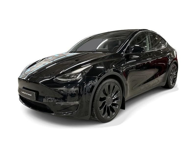 Svart Begagnad 2022 Tesla Model Y Performance SUV | 445 900 kr (Lite dyr) - Bild 1/4
