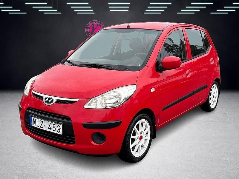 Röd Begagnad 2008 Hyundai i10 Halvkombi | 24 900 kr (Marknadspris) - Bild 1/4