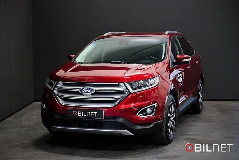 Röd Begagnad 2016 Ford Edge SUV | 199 900 kr (Marknadspris) - Bild 1/3