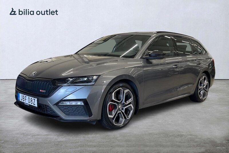 Grå Begagnad 2022 Skoda Octavia RS Kombi | 379 000 kr (Dyr) - Bild 1/4