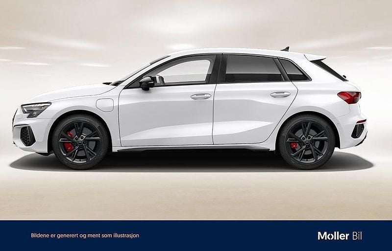 Begagnad Audi A3 Sportback e-tron S-Line 245 HK (180 kW) 2021 Vit Halvkombi