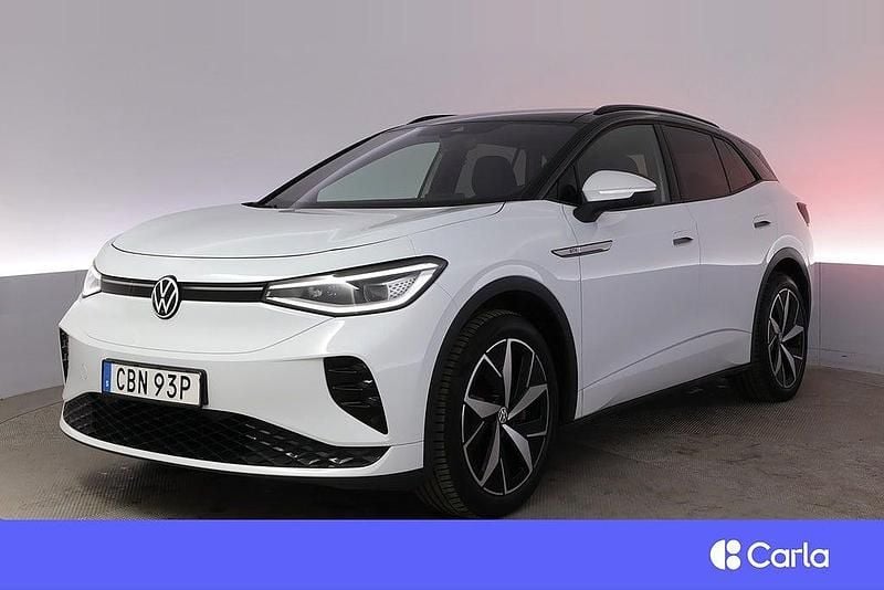 Vit Begagnad 2022 VW ID.4 GTX SUV | 366 900 kr (Lite dyr) - Bild 1/4