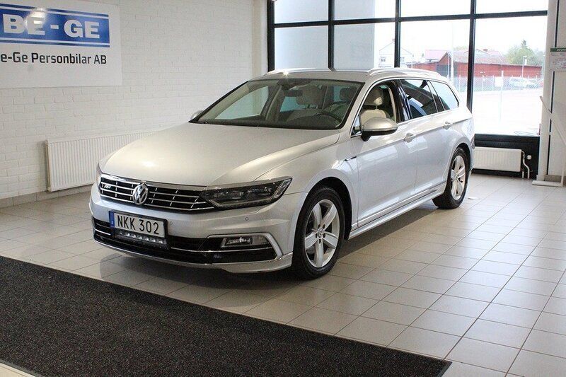 Silver Begagnad 2018 VW Passat GT Kombi | 214 900 kr (Marknadspris) - Bild 1/4