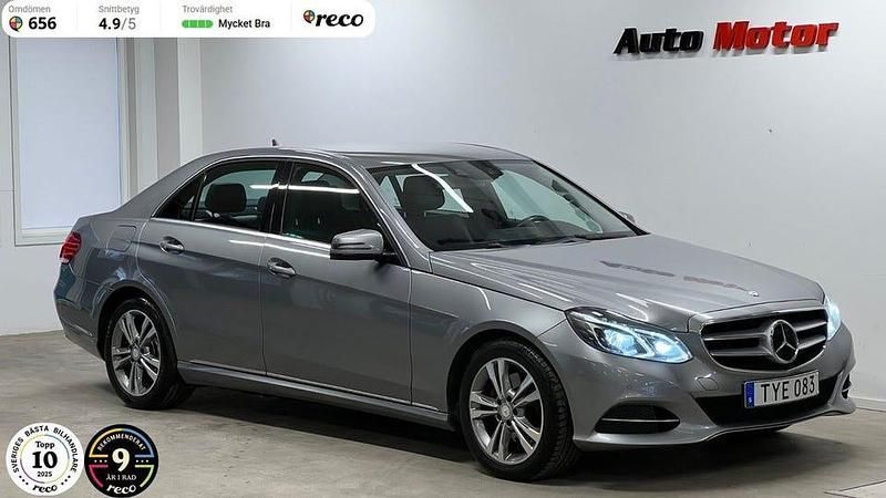 Silver Begagnad 2014 Mercedes E250 Sedan | 179 900 kr (Marknadspris) - Bild 1/3