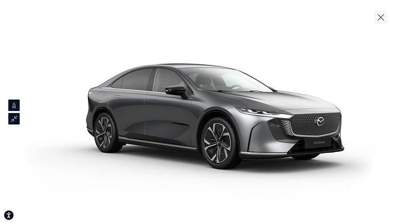 Machine grey metallic Ny 2025 Mazda 6e Takumi-Line Sedan | 499 500 kr (Lite dyr) - Bild 1/4