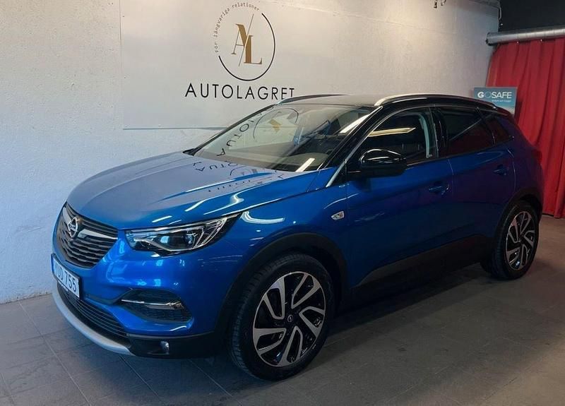 Blå Begagnad 2017 Opel Grandland X Dynamic SUV | 159 700 kr (Marknadspris) - Bild 1/4