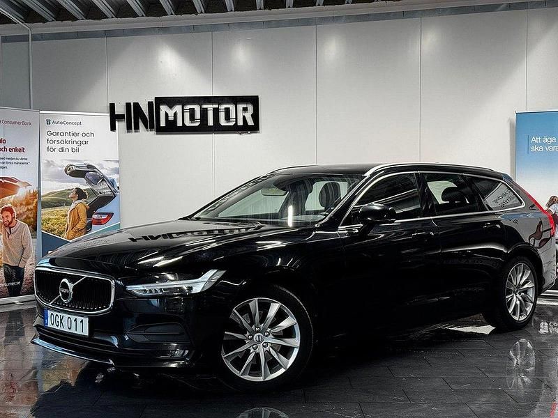 Svart Begagnad 2016 Volvo V90 Momentum Kombi | 179 900 kr (Marknadspris) - Bild 1/4