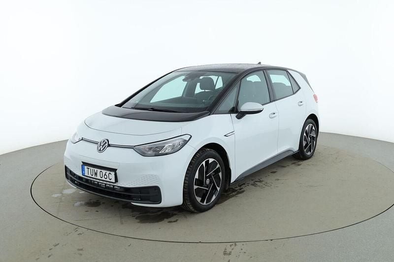 Begagnad VW ID.3 Pro Performance 152 kW (207 HK) 2020 Vit Halvkombi