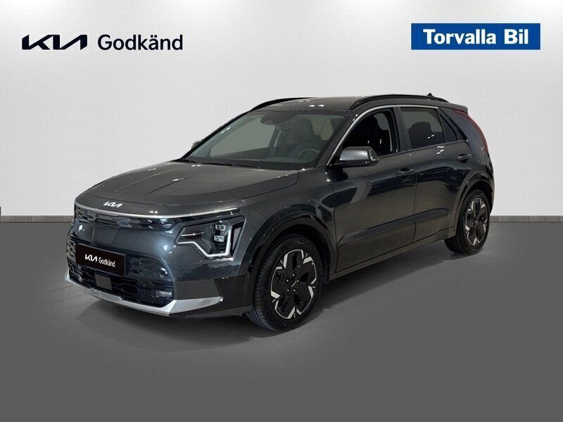 Grå Begagnad 2024 Kia e-Niro Advance SUV | 374 900 kr (Dyr) - Bild 1/4
