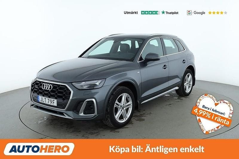 Grå Begagnad 2023 Audi Q5 S-Line SUV | 467 000 kr (Bra pris) - Bild 1/4