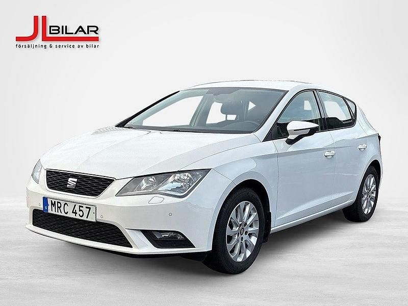 Vit Begagnad 2014 Seat Leon Halvkombi | 115 900 kr (Dyr) - Bild 1/4