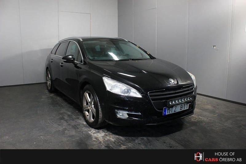 Svart Begagnad 2012 Peugeot 508 SW GT Kombi | 47 900 kr (Marknadspris) - Bild 1/4