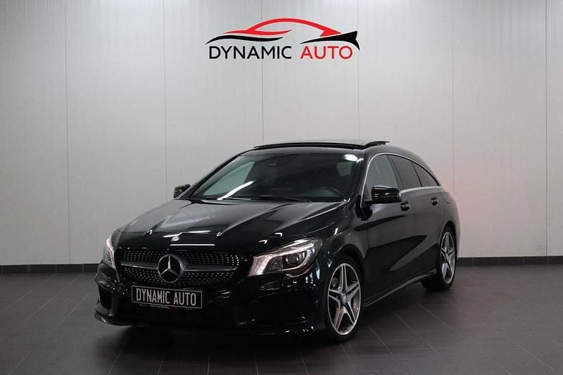 Svart Begagnad 2015 Mercedes CLA200 Shooting Brake AMG Kombi | 189 900 kr (Marknadspris) - Bild 1/4