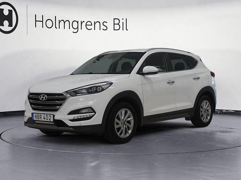 Vit Begagnad 2015 Hyundai Tucson Comfort SUV | 144 900 kr (Marknadspris) - Bild 1/4