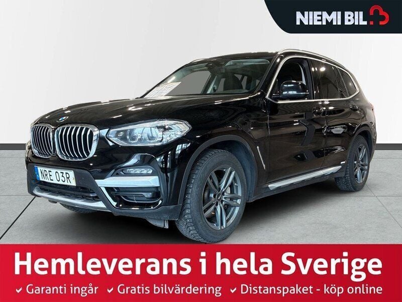 Svart Begagnad 2020 BMW X3 SUV | 314 900 kr (Bra pris) - Bild 1/3