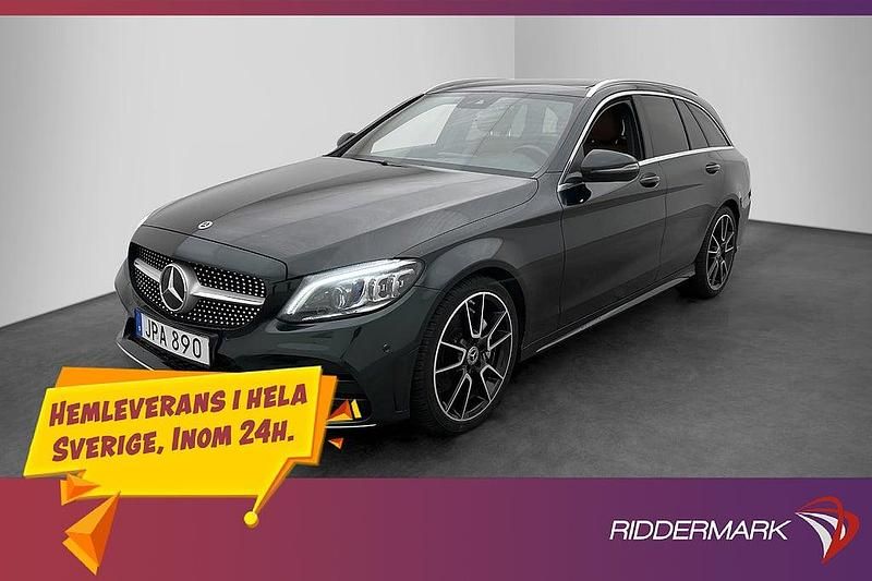 Grön Begagnad 2018 Mercedes C220 AMG Kombi | 274 800 kr (Lite dyr) - Bild 1/3
