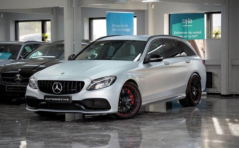 Begagnad Mercedes C63S AMG AMG 510 HK (375 kW) 2016 Silver (frozen silver) Kombi