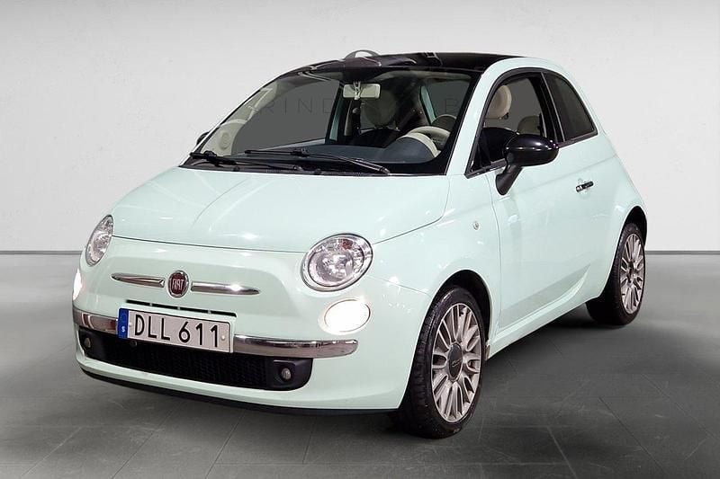 Grön Begagnad 2014 Fiat 500 Halvkombi | 74 900 kr (Marknadspris) - Bild 1/3