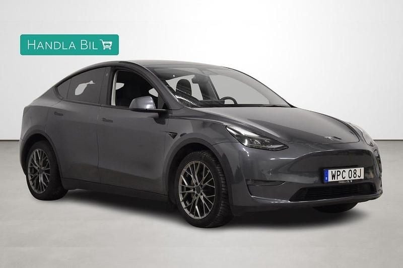 Begagnad Tesla Model Y Long Range AWD 378 kW (514 HK) 2021 Grå SUV