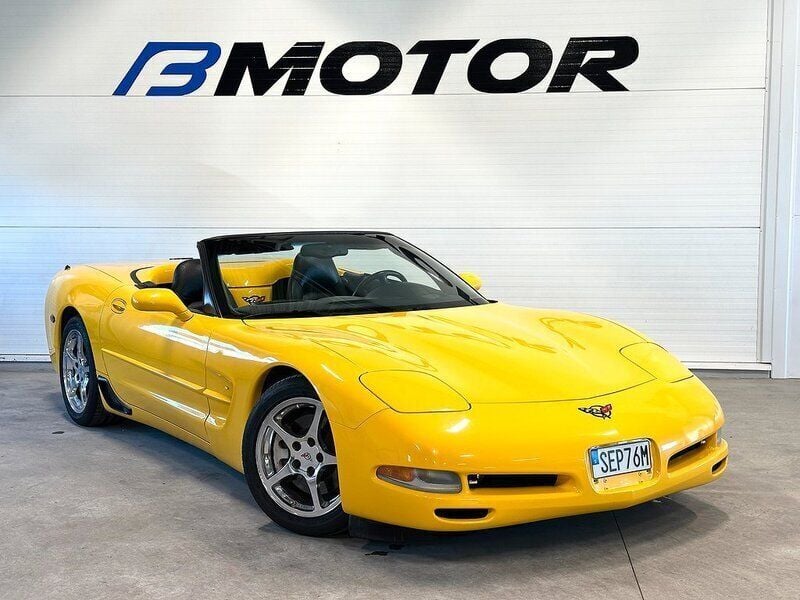 Gul Begagnad 2002 Chevrolet Corvette Cab | 219 900 kr (Marknadspris) - Bild 1/4