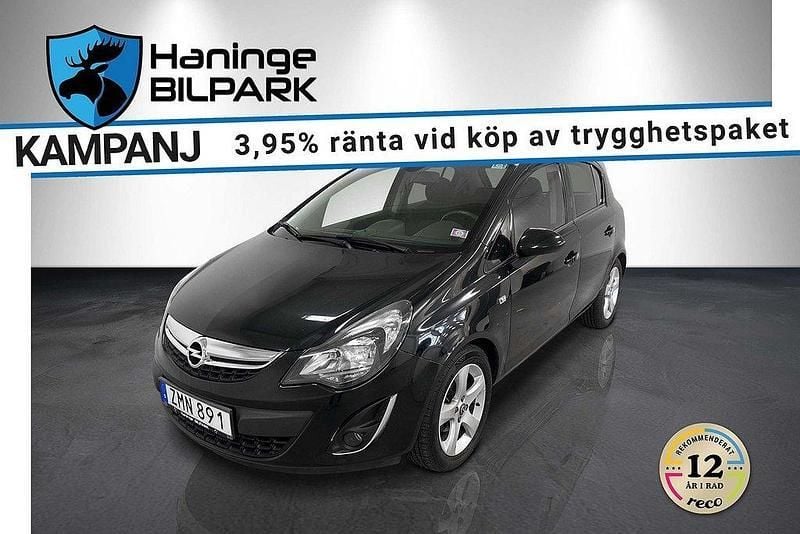 Svart Begagnad 2012 Opel Corsa Enjoy Halvkombi | 94 900 kr (Dyr) - Bild 1/2