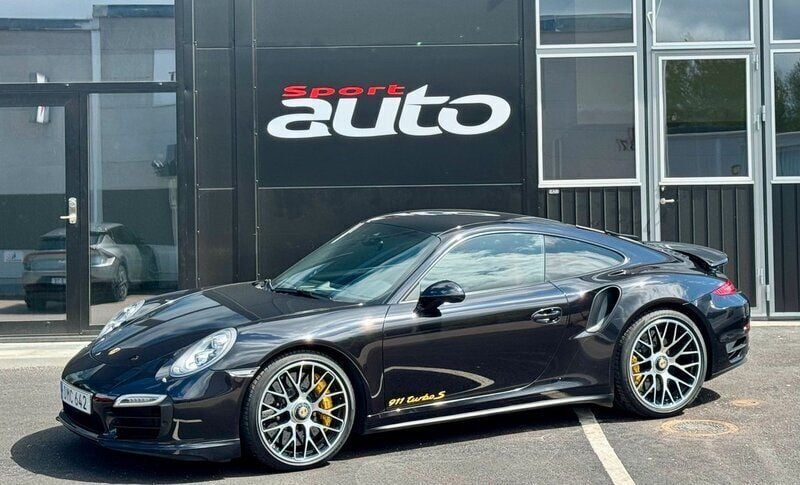Svart Begagnad 2015 Porsche 911 Turbo S Sportkupé | 1 649 000 kr - Bild 1/4