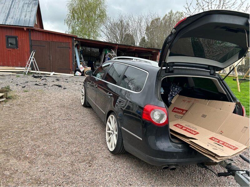Svart Begagnad 2009 VW Passat Sportline Kombi | 17 000 kr (Bra pris) - Bild 1/3