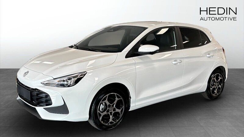Vit Ny 2024 MG MG3 Luxury Halvkombi | 269 990 kr (Marknadspris) - Bild 1/4