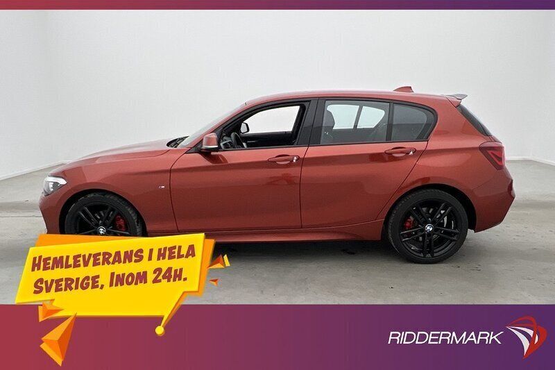 Orange Begagnad 2018 BMW 120 M Sport Halvkombi | 239 800 kr (Lite dyr) - Bild 1/3