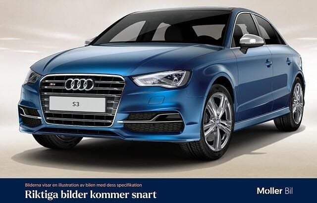 Blå (sepangblå pärleffekt) Begagnad 2016 Audi S3 Sedan | 229 000 kr (Bra pris) - Bild 1/4