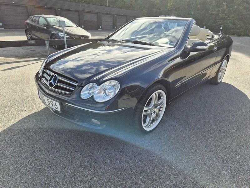 Blå Begagnad 2007 Mercedes CLK280 Avantgarde Cab | 139 000 kr - Bild 1/4