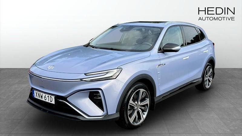 Blå (blue) Begagnad 2022 MG Marvel R Luxury SUV | 279 900 kr - Bild 1/4