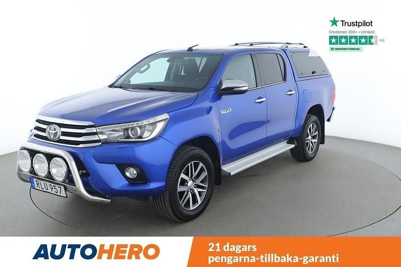 Blå Begagnad 2017 Toyota HiLux Pickup | 340 000 kr (Marknadspris) - Bild 1/4