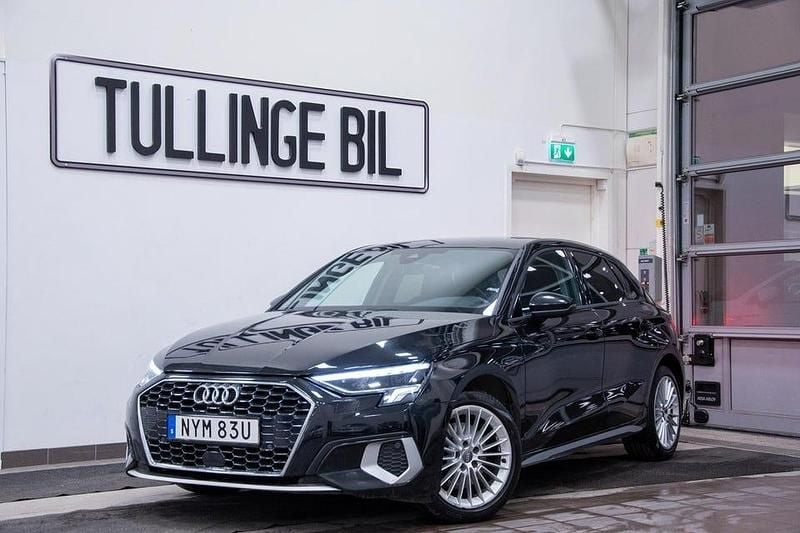Begagnad Audi A3 Comfort 150 HK (110 kW) 2021 Svart Sedan