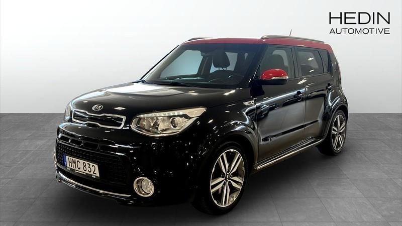 Svart (black) Begagnad 2016 Kia Soul SUV | 119 900 kr (Marknadspris) - Bild 1/4