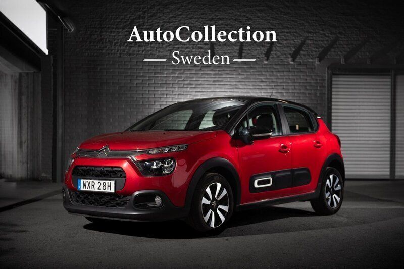 Röd Begagnad 2020 Citroën C3 PureTech Halvkombi | 164 000 kr (Lite dyr) - Bild 1/4